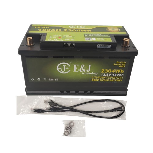 E&J Litium 12V 180Ah Heat - BT