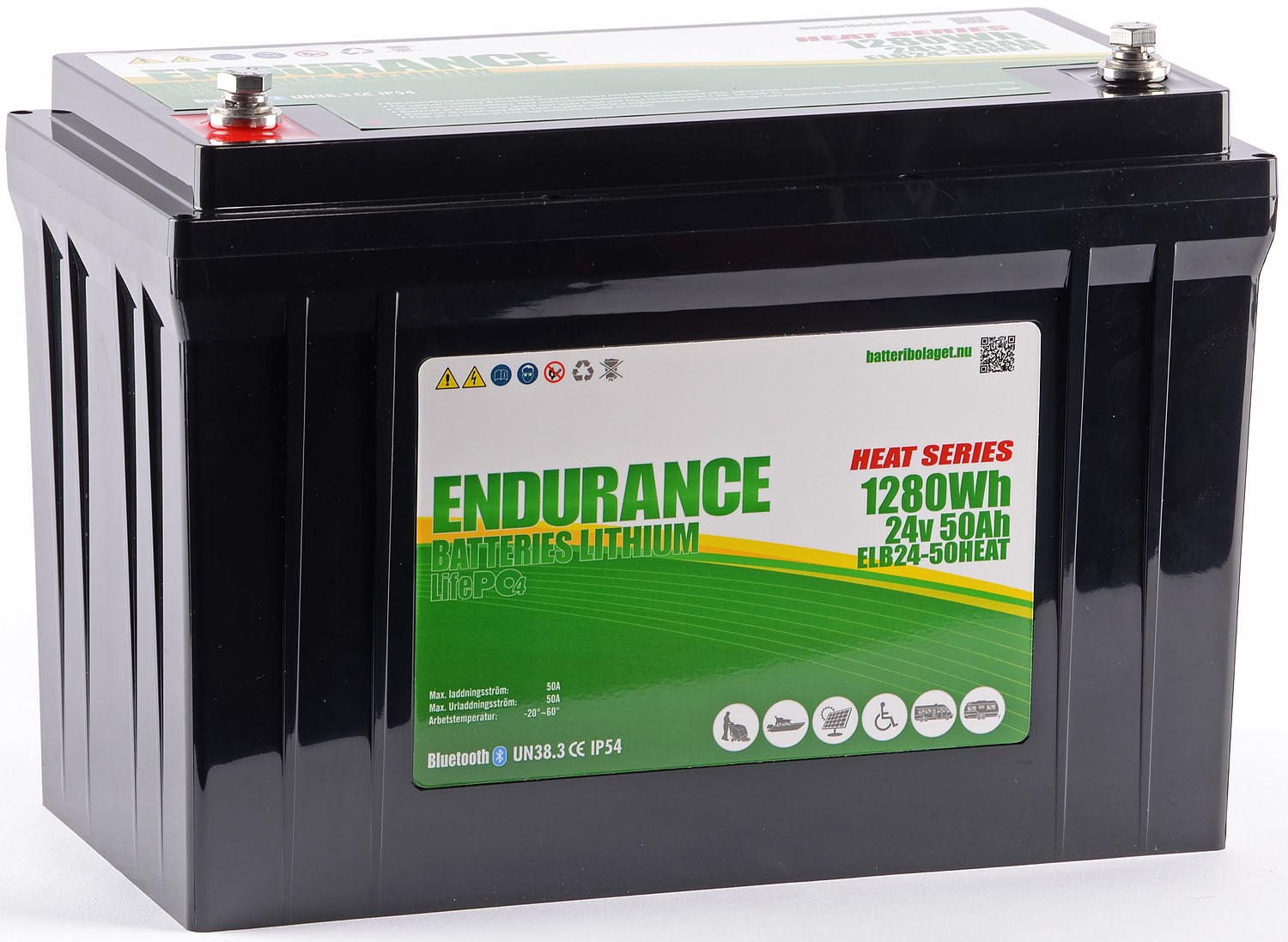 Endurance Litium 24V 50Ah Heat & BL