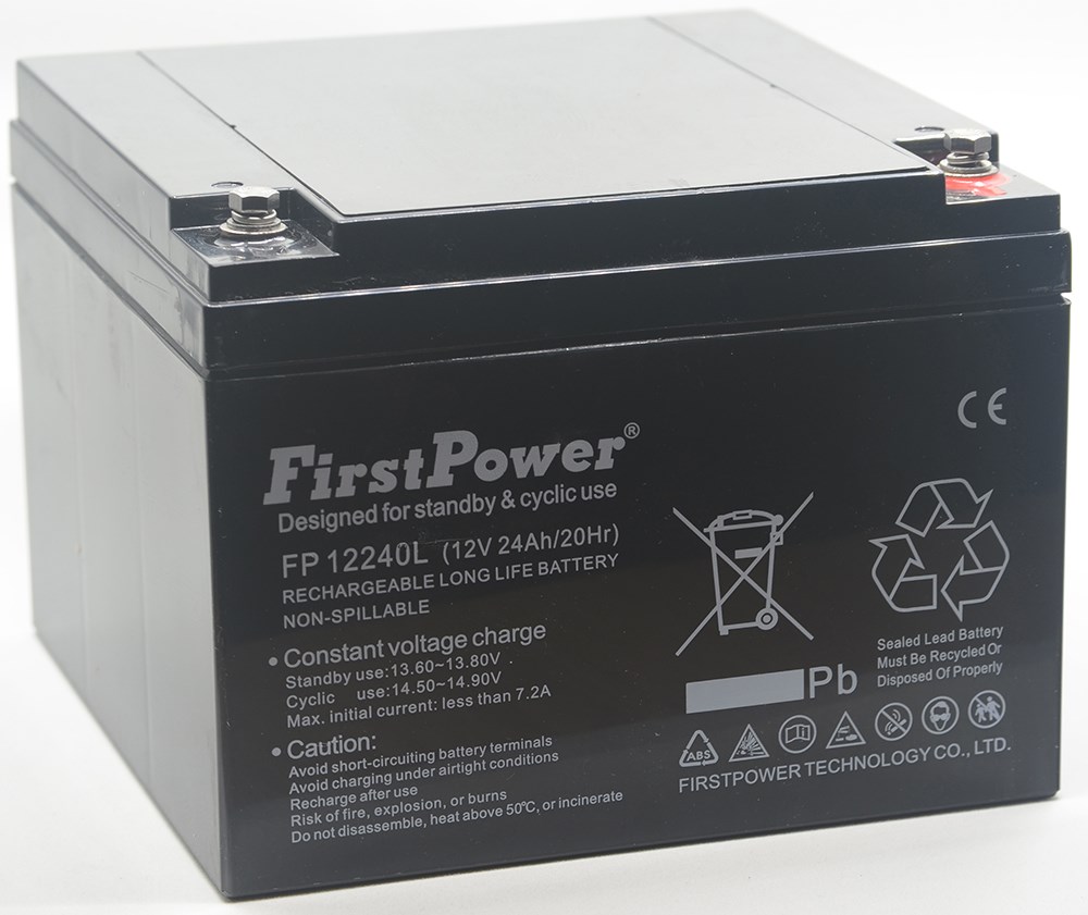 Firstpower Vrla 12v 24Ah 15 Års