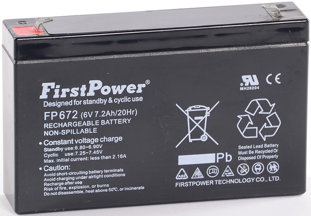 Firstpower Vrla 6v 7,2Ah
