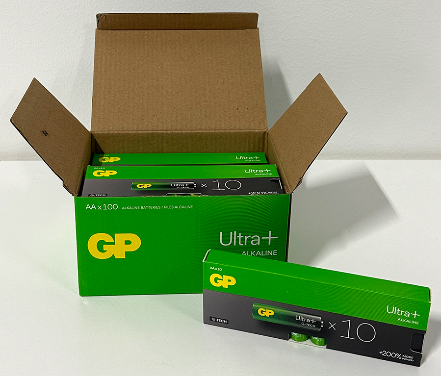 GP UP Alkaline AA-batteri, LR6, 100st