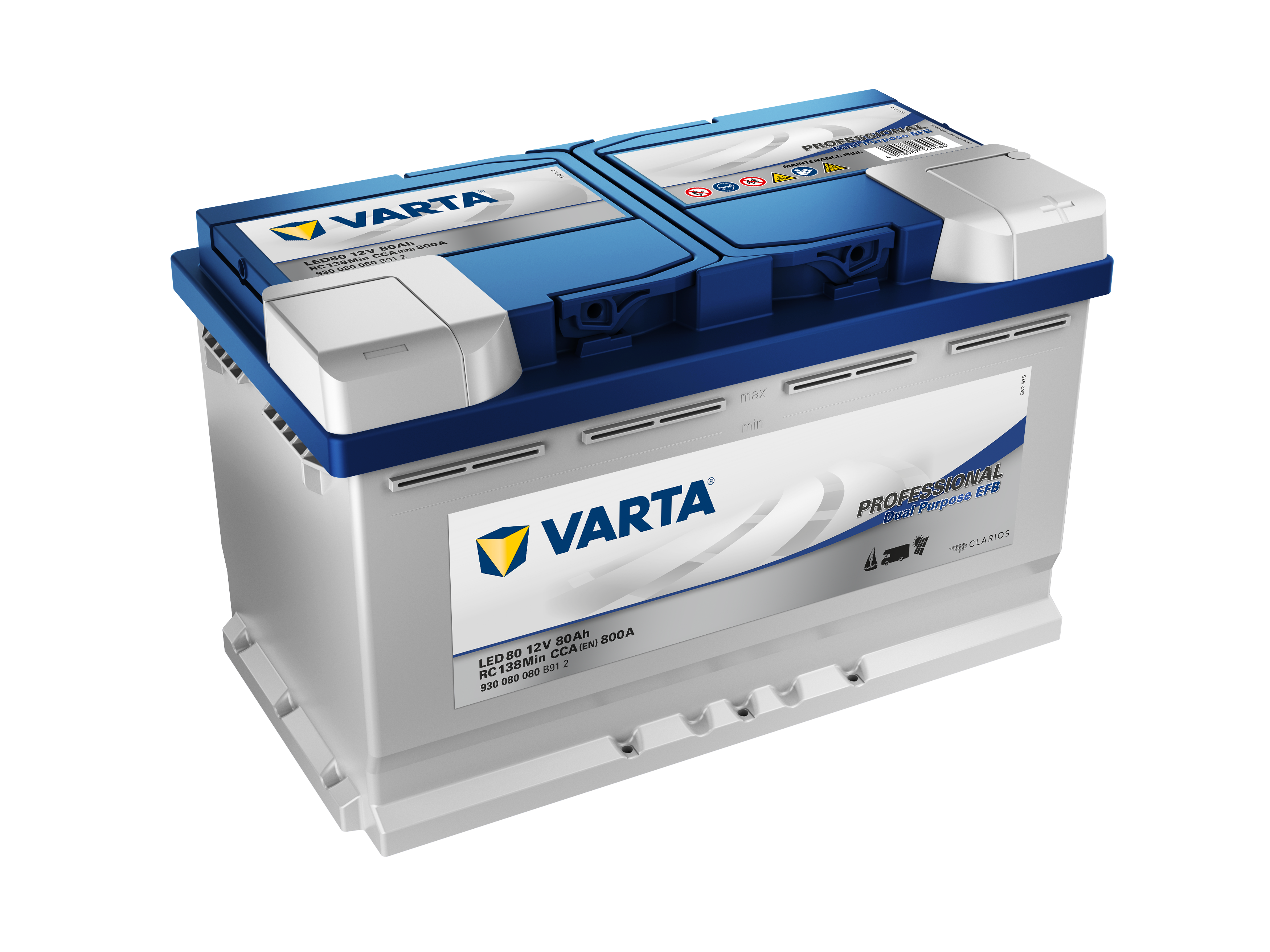 Varta Prof. Dual Purpose EFB 12v 80Ah