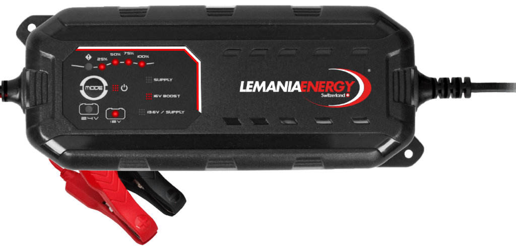Lemania Energy Laddare 12/24v 7A IP65