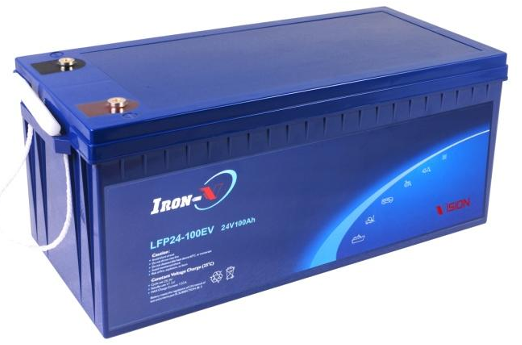 Vision Litium 24v 100Ah Heat - Bluetooth