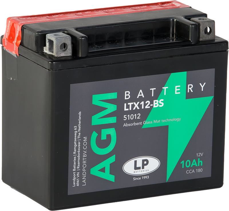 LP Mc Batteri AGM 12v 10Ah YTX12-BS