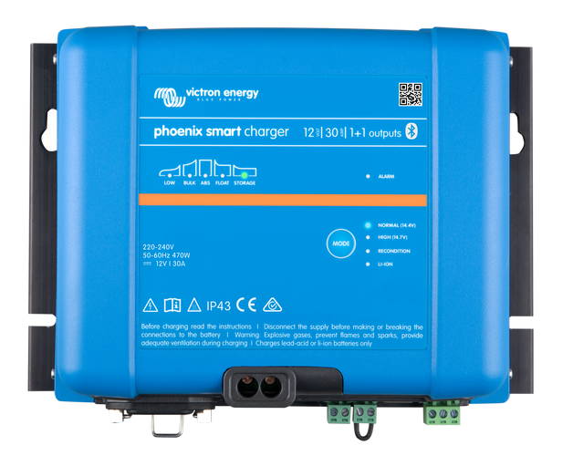 Victron Ph Smart IP43 Laddare 12v 30A (1+1)
