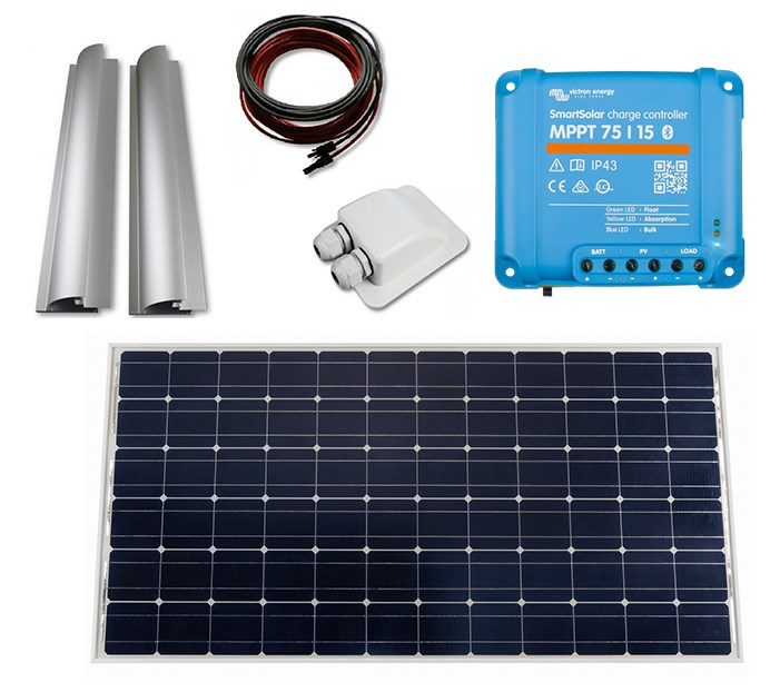 Solcellspaket 185watt med MPPT reg.