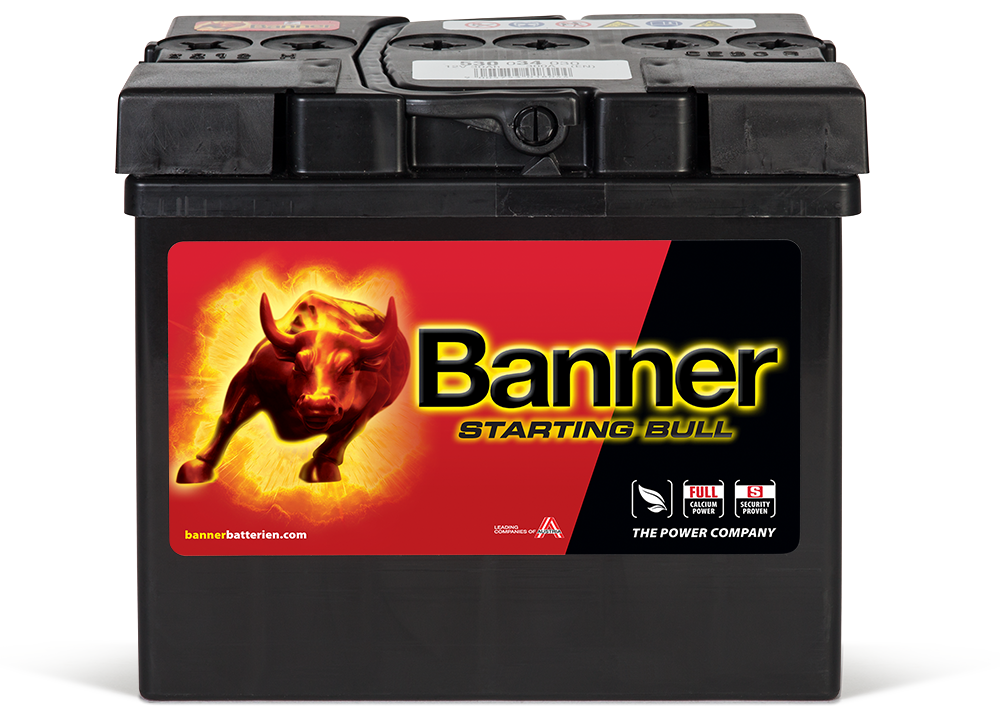 Banner trädgårdsbatteri +V 12v 30Ah