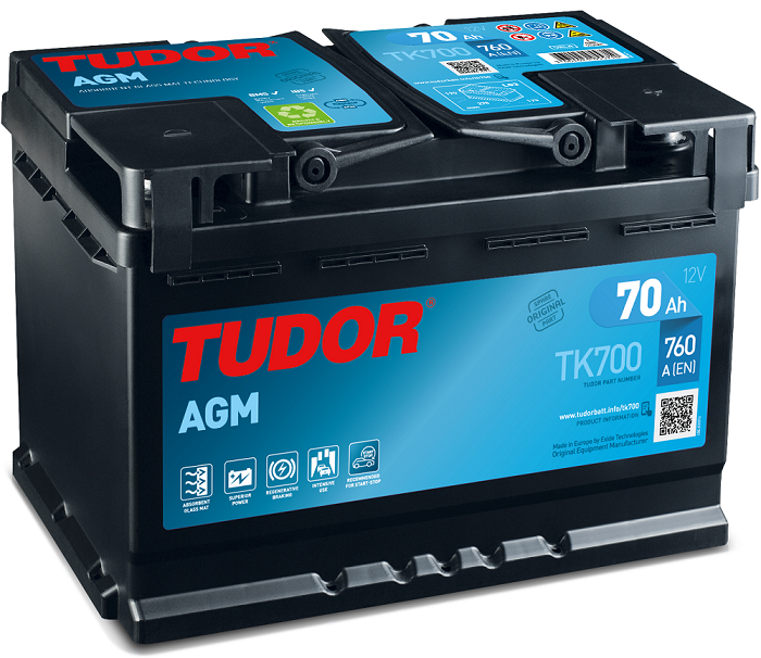 Аккумулятор tudor agm