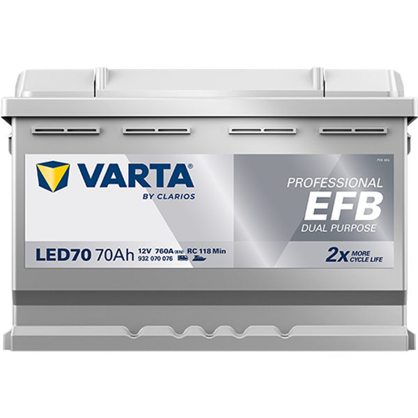 Varta Prof. Dual Purpose EFB 12v 70Ah