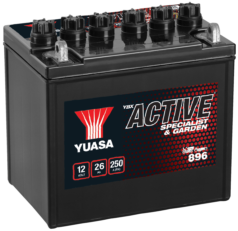 Yuasa Trädgårdsbatteri 12V 26Ah V+ 896