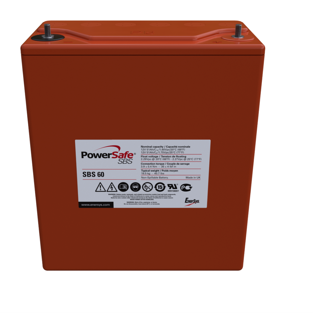 PowerSafe SBS 12V 51Ah