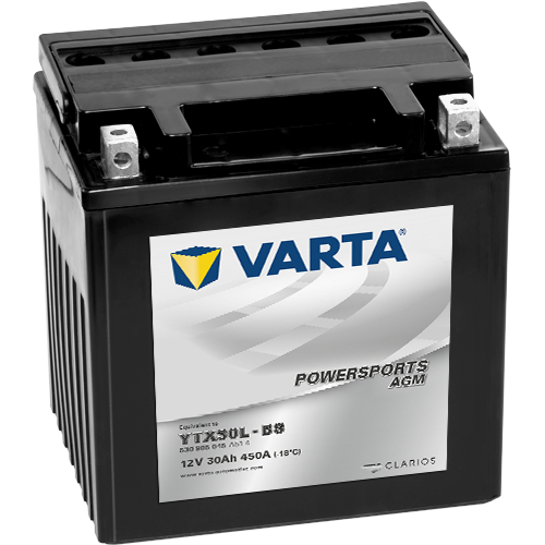 Yuasa Mc batteri  YIX30L-BS Hög Effekt AGM 12v 31,6 Ah