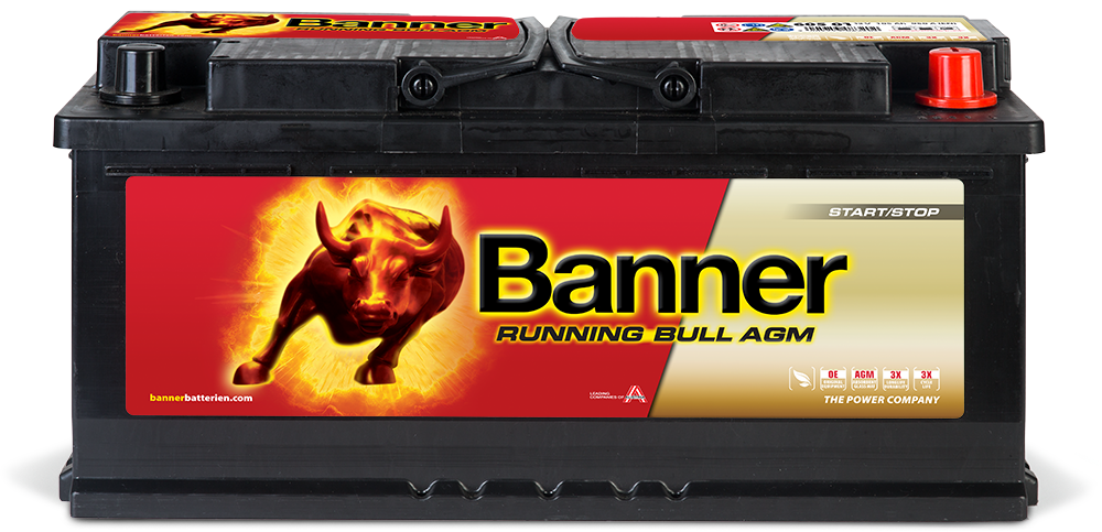 Banner Running Bull AGM 12v 105Ah
