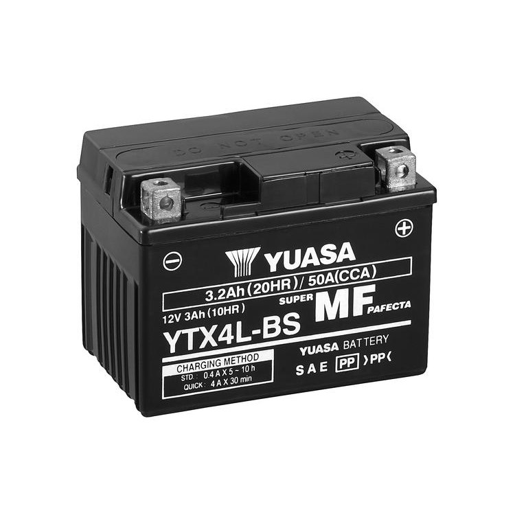 Yuasa Mc batteri  YTX4L-BS MF AGM 12v 3,2 Ah
